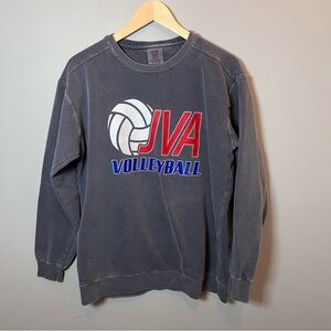 Comfort Colors Gray Crewneck Sweater JVA Volleyball
